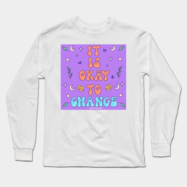 It is okay to change Long Sleeve T-Shirt by Ranaawadallah